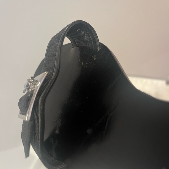 Dior Black Sandals with Silver Buckle - Picture 9 of 15